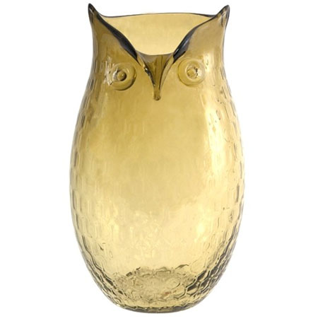 Home Decor Vases on The Hoot Vase  An Owl Turned Home Decor   Homedosh