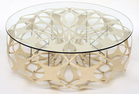 lazerian mensa coffee table with puzzle structure as its base lazerian mensa coffee table with puzzle structure as its base