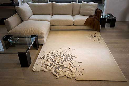 The Top Floor Beautiful Ethereal Fl Pattern Rug By Esti