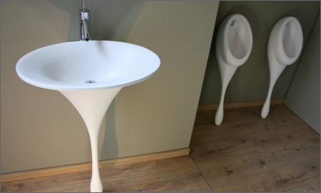 Sleek bathroom sink by artceram Sleek bathroom sink by artceram
