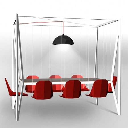 Swing Table Bringing The Outdoor Fun Indoors Modern Home Decor Swing Table
