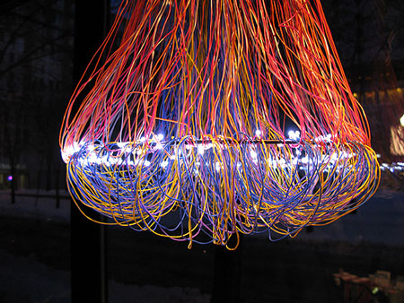 Wire Chandelier By Electronic Crafts Modern Home Decor Wire Chandelier